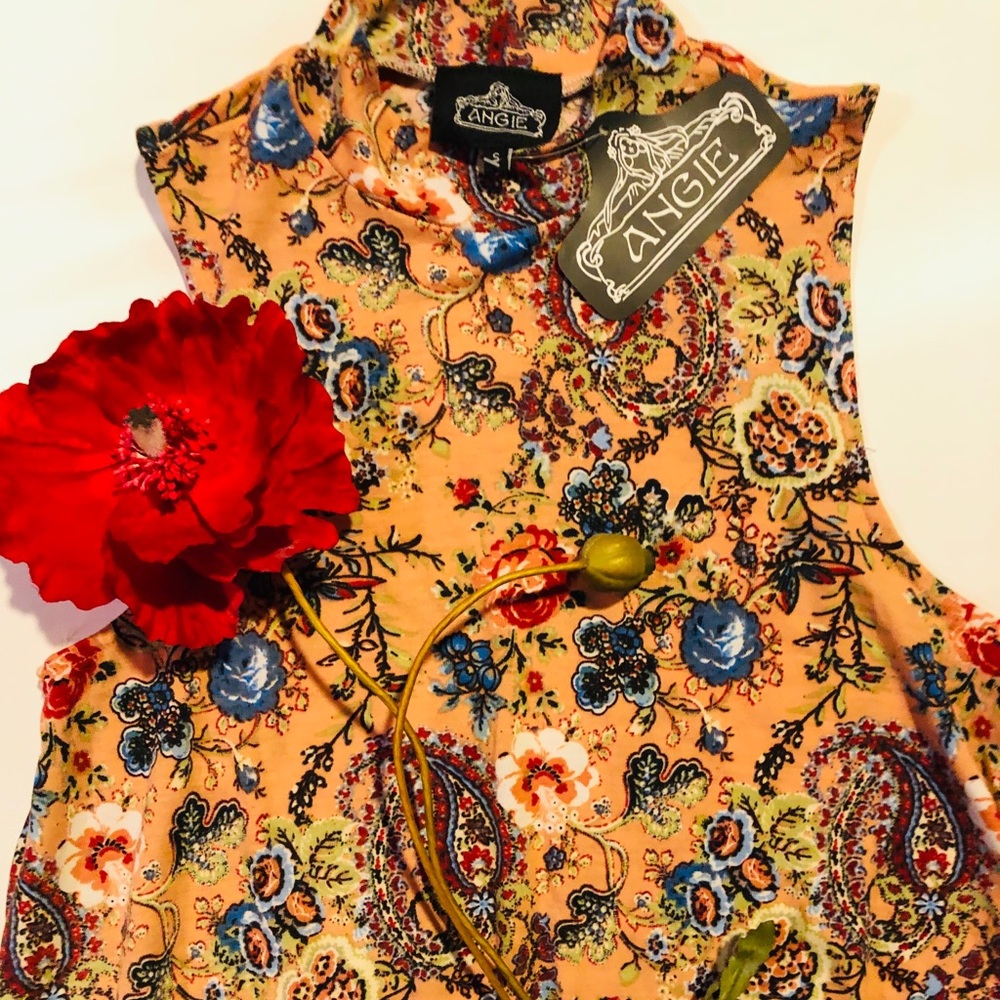 🌹Comfortable sleeveless Summer Floral Dress🌹